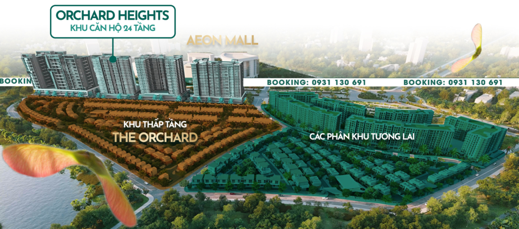 Orchard Heights - High-rise apartment subdivision of Sycamore Binh Duong project Các phân khu dự án | Sycamore CapitaLand