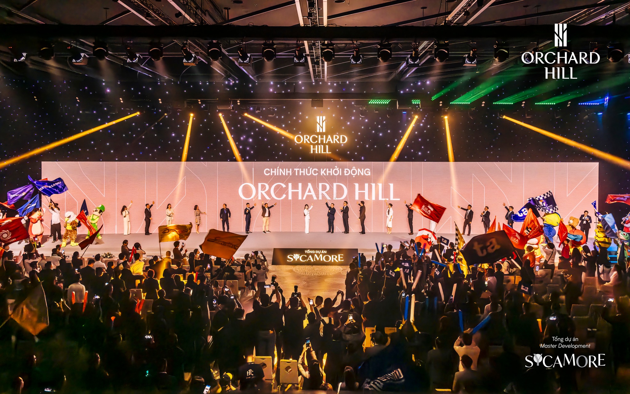 Orchard Hill Sycamore, Modern living icon in the heart of the New City Buoi le Kick Off to chuc voi quy mo hoanh trang chuyen nghiep
