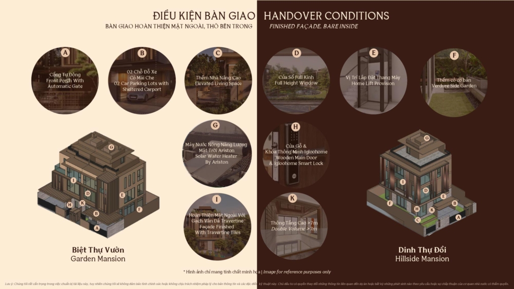 Điều kiện bàn giao Orchard Mansion