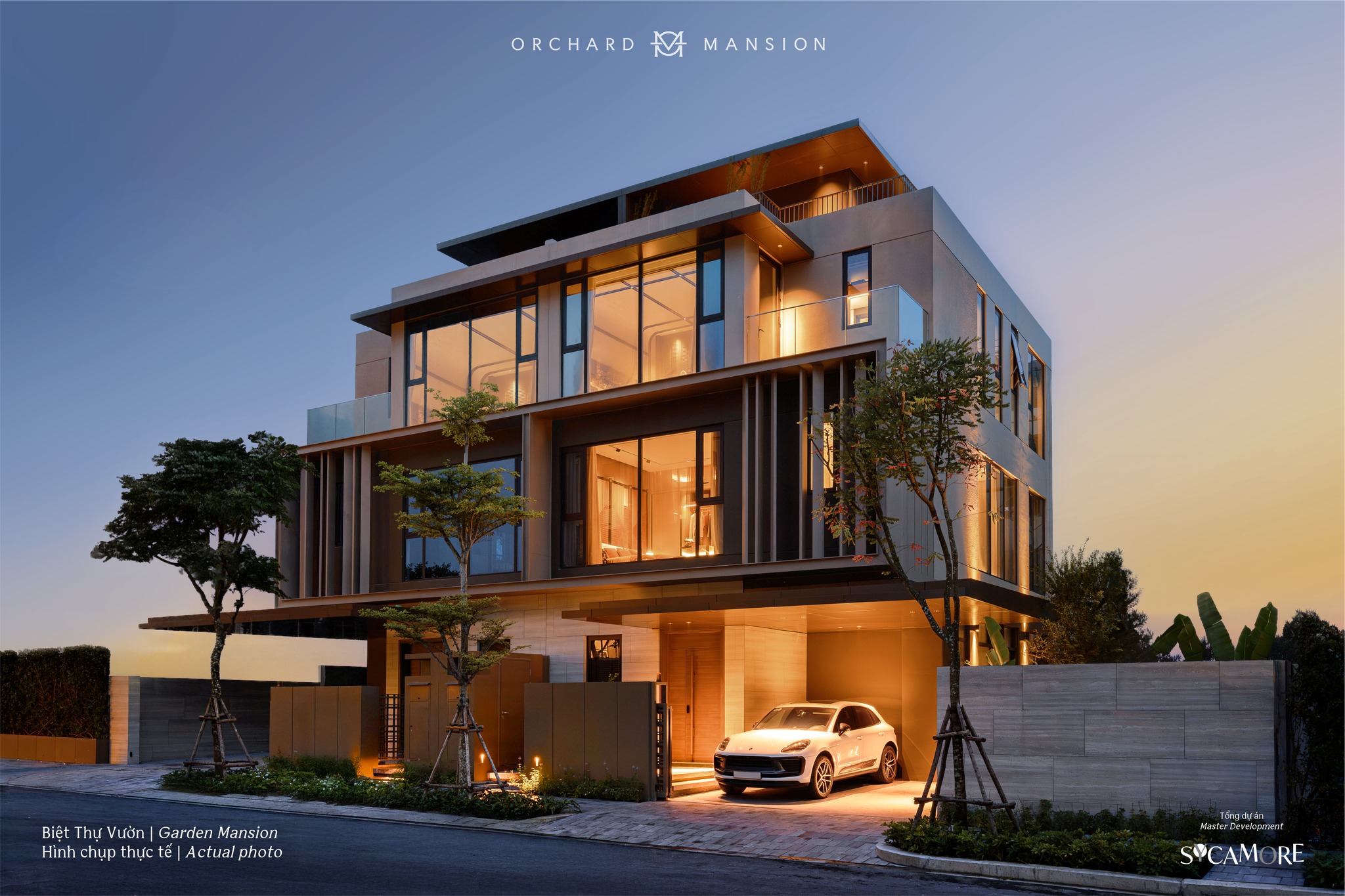 Hình ảnh thực tế Biệt thự vườn Orchard Mansion