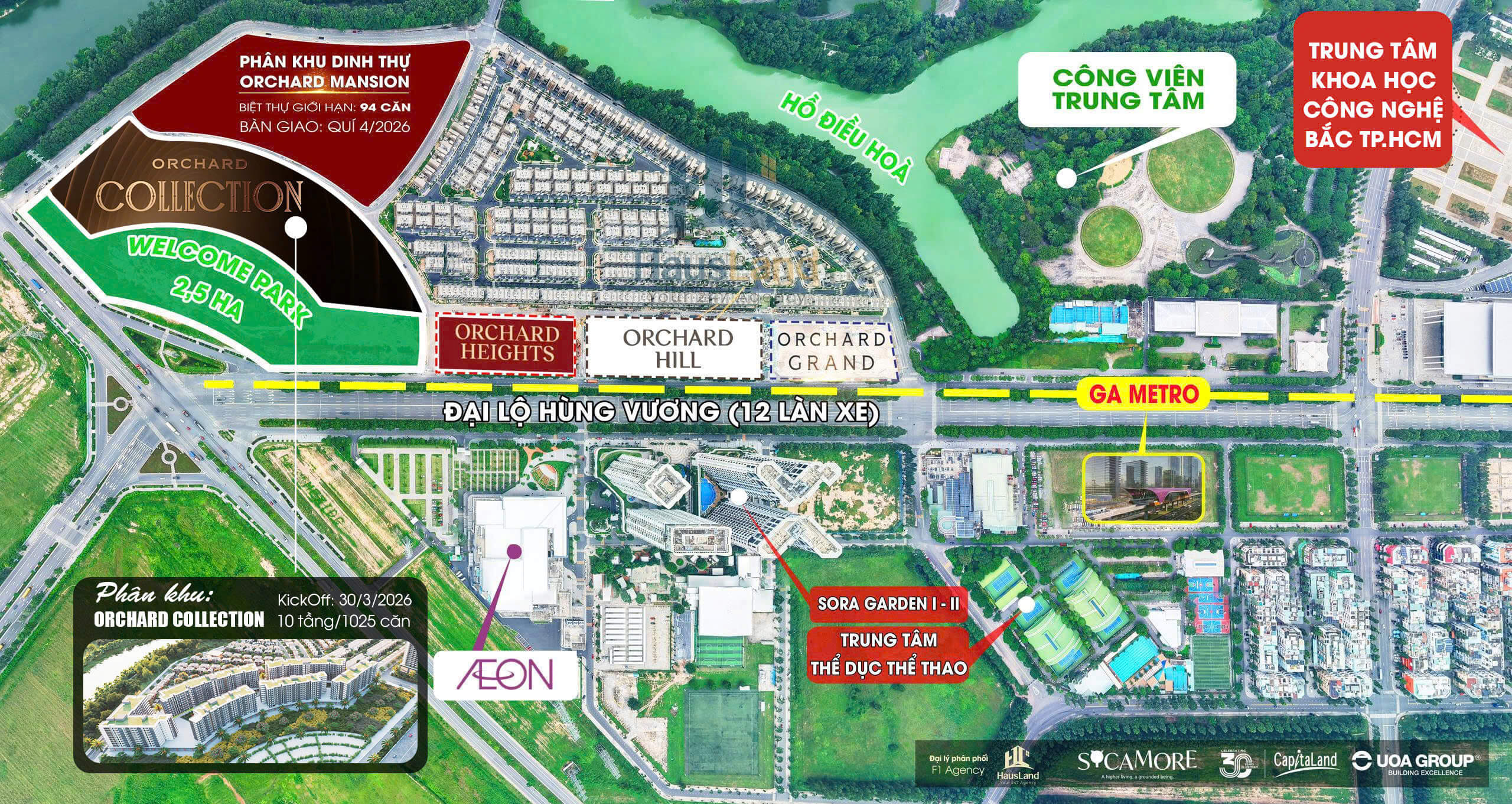 Orchard Collection: Phân khu cuối cùng của Tổng dự án Sycamore