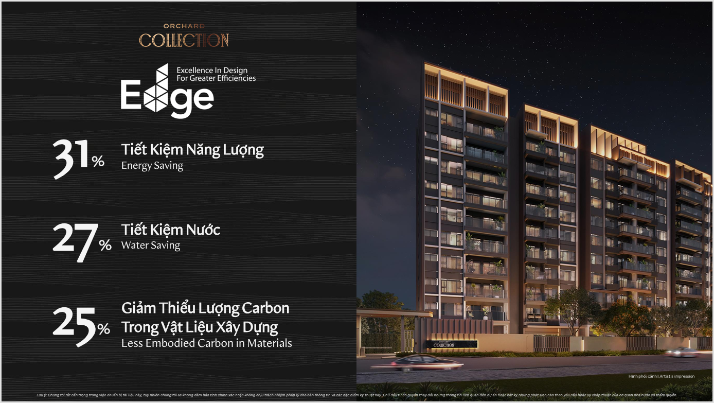 Orchard Collection Sycamore: Phân khu căn hộ hạng sang cuối cùng Dự án Orchard Collection với triết lý phát triển bền vững